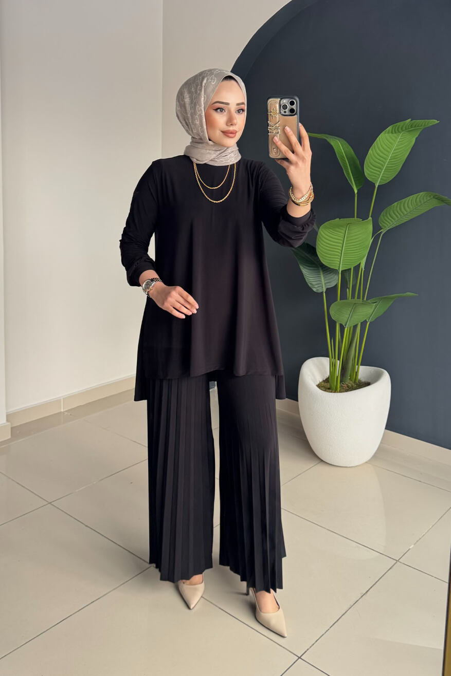 Berilyum Pantolonlu Takım 5033 Siyah - 1