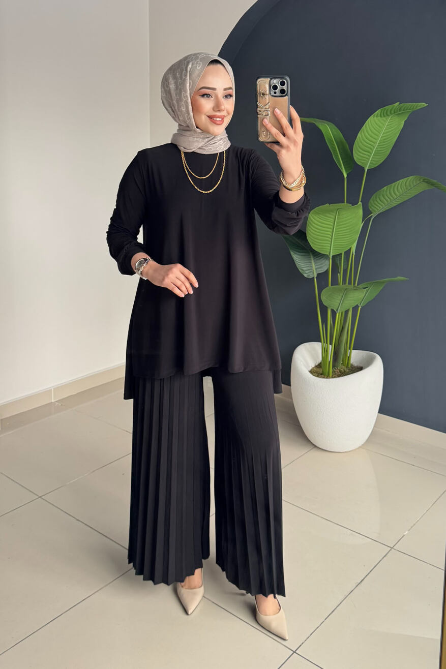Berilyum Pantolonlu Takım 5033 Siyah - 2