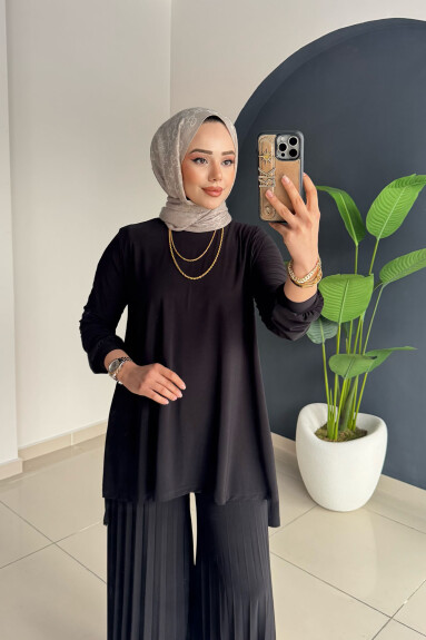 Berilyum Pantolonlu Takım 5033 Siyah - 3