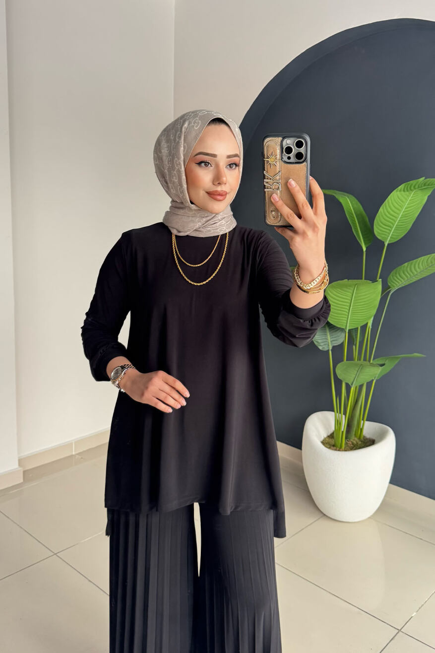 Berilyum Pantolonlu Takım 5033 Siyah - 3