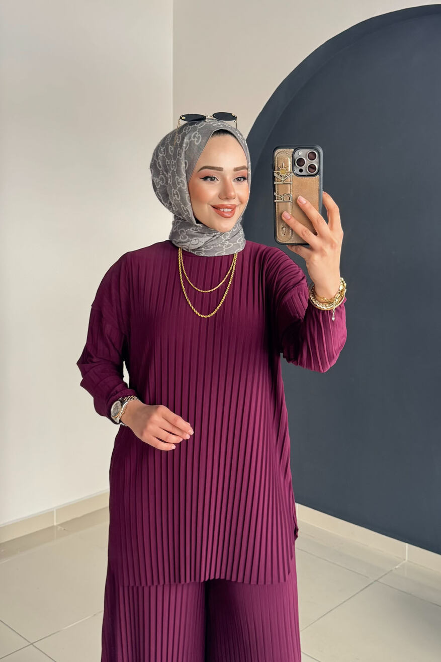 Ela Piliseli Takım 4150 Mürdüm - 3