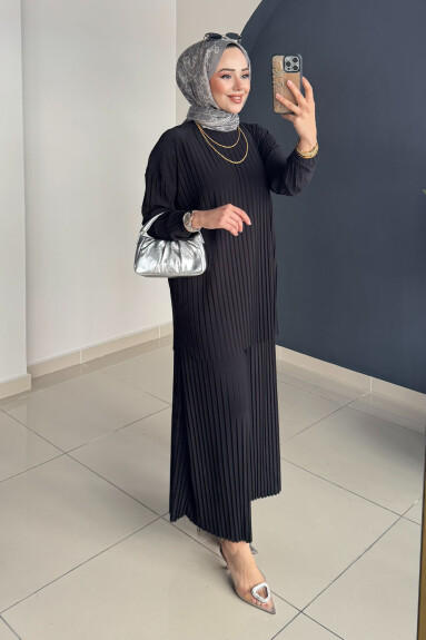 Ela Piliseli Takım 4150 Siyah 