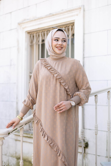 Fırfırlı Elbise 1003 Vizyon - 3