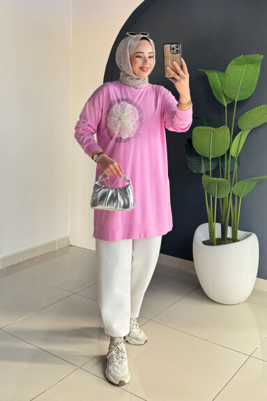 ŞIK TUNİK 6026 PEMBE 