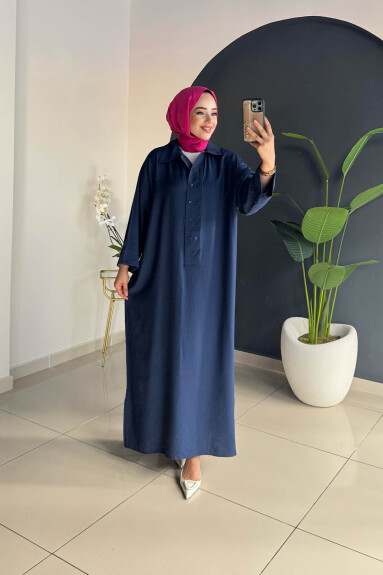 TAM BOY TUNİK 8024 LACİVERT - 1