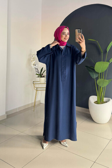 TAM BOY TUNİK 8024 LACİVERT - 2