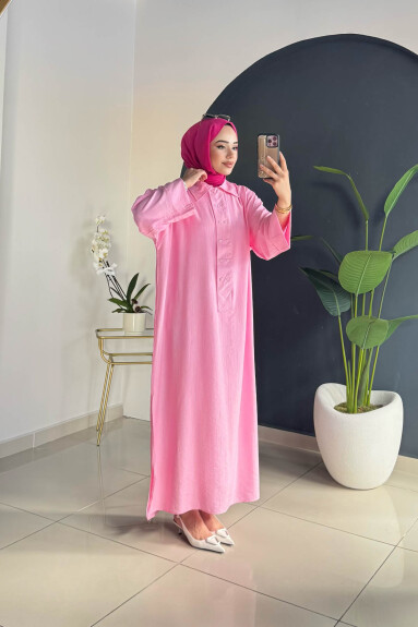 TAM BOY TUNİK 8024 PEMBE 