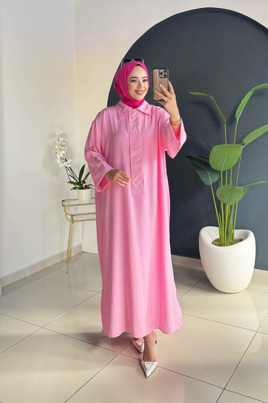 TAM BOY TUNİK 8024 PEMBE - 3