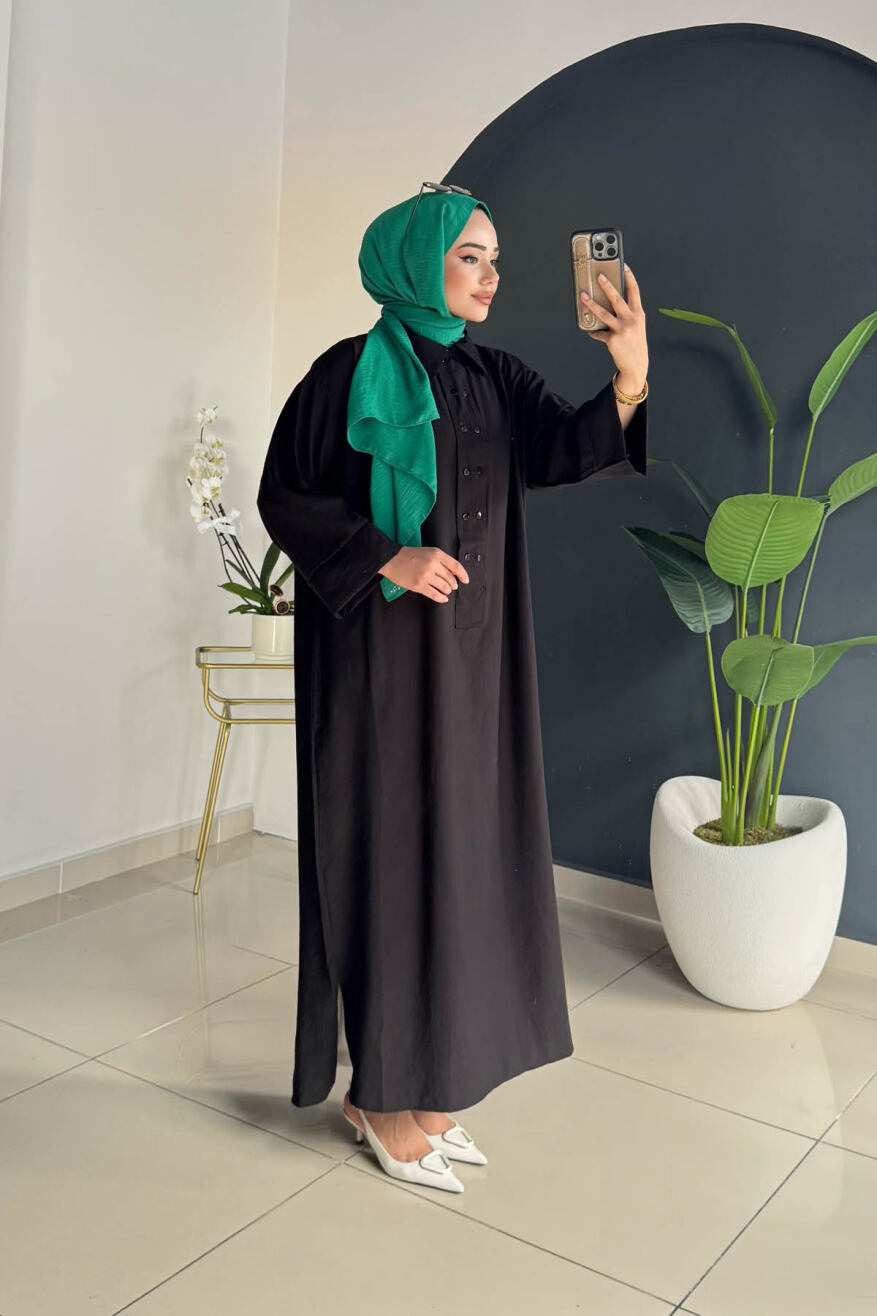 TAM BOY TUNİK 8024 SİYAH - 1