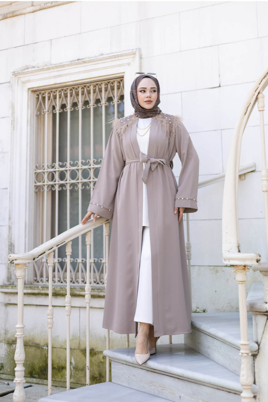 Tüylü Krep Abaya 1001 Vizyon - 2